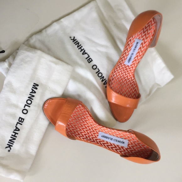 Manolo Blahnik Catalina D'Orsay Authentic Sandals